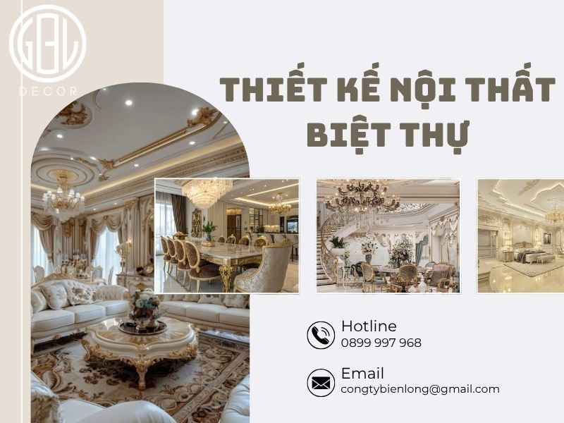 Thiết kế nội thất biệt thự
